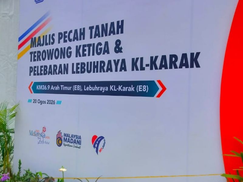 TEROWONG KETIGA & PELEBARAN LEBUHRAYA KL-KARAK